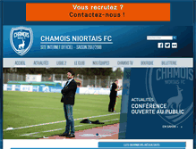 Tablet Screenshot of chamoisniortais.fr